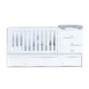 Cuna convertible Sero Bubble blanco 70x140 cm