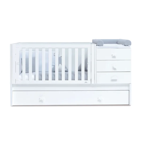 Cuna convertible Sero Bubble blanco 70x140 cm