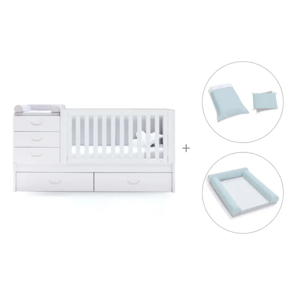 Cuna convertible Sero Joy Blanco 70×140 cm