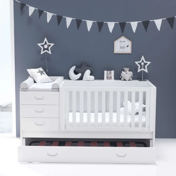 Cuna convertible Sero Joy Blanco 70×140 cm