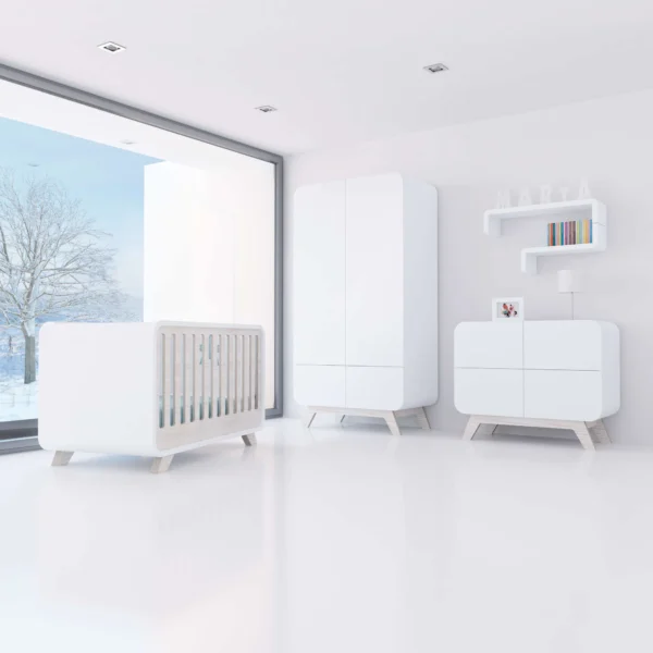 ROOM-KURVE-ESSENCE-A317P-D217P-C137P-M7792 Cómoda infantil Kurve Essence con patas de roble