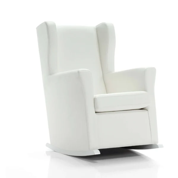 Sillón de lactancia Sogno tapizado en polipiel