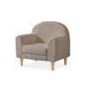 Sillón infantil individual Code en tejido borreguito