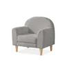 Sillón infantil individual Code en tejido borreguito