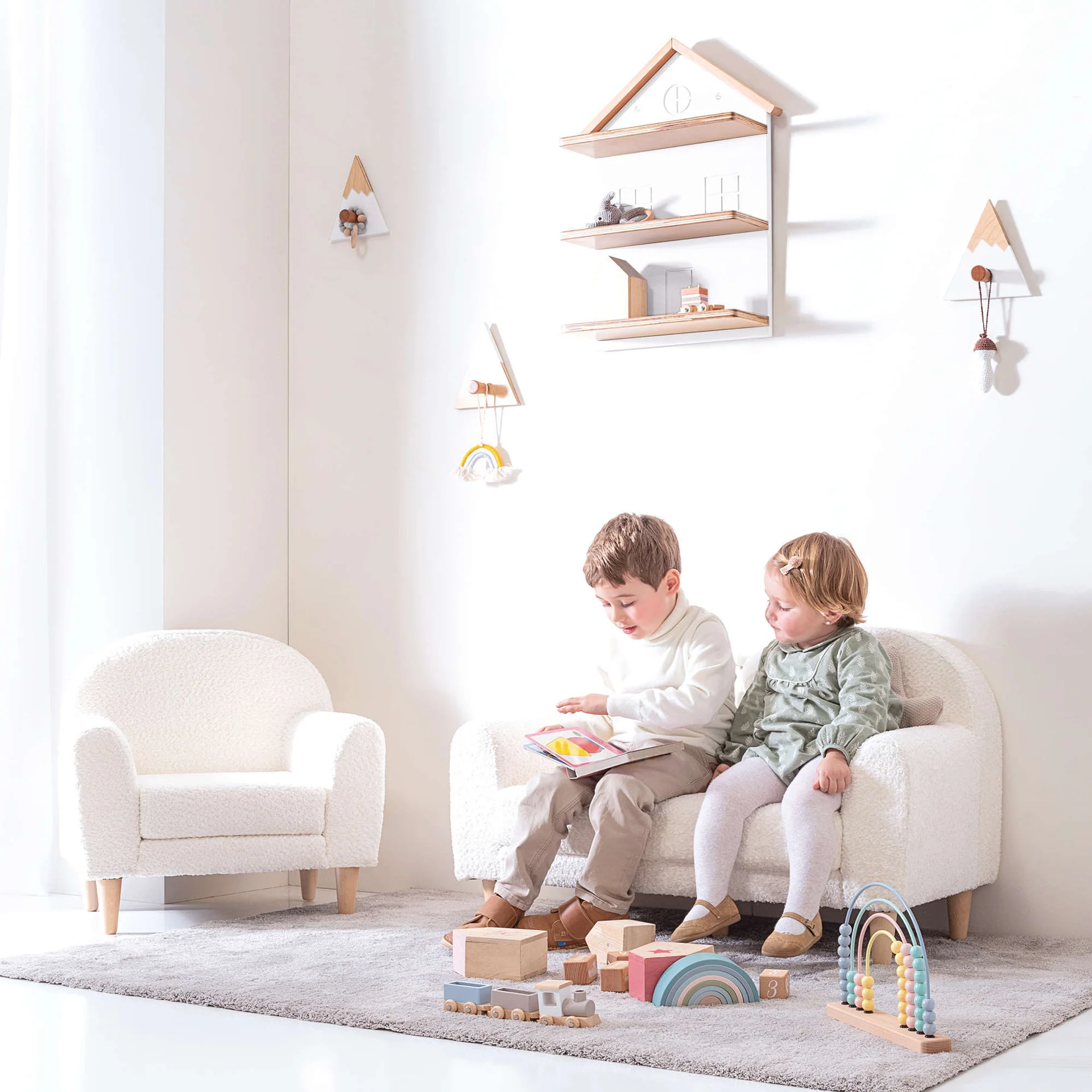 SL122-011-AMB-NINOS Sillón infantil doble Code Due en tela