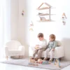 Sillón infantil doble Code Due en tejido borreguito