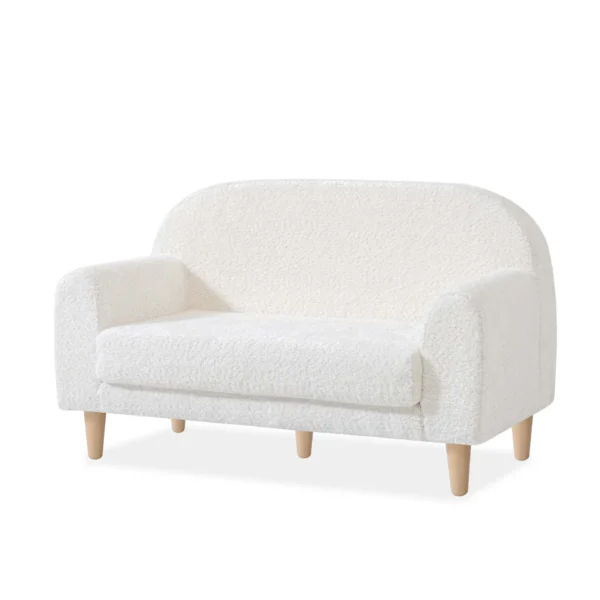 SL122-211 Sillón infantil doble Code Due en tejido borreguito