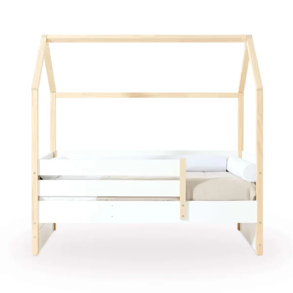 Cama Montessori Sogni blanco/madera 70x140