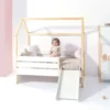 Cama Montessori Sogni blanco/madera 70x140