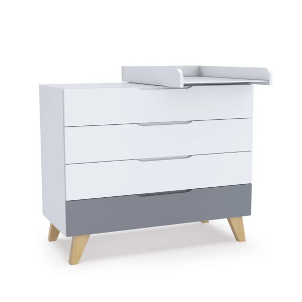 V659_D247R-03 Soporte madera cómoda para cambiador de bebé 80x50 cm