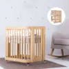 Minicuna de colecho ovalada 55x70 cm Crea Uno Nomad madera