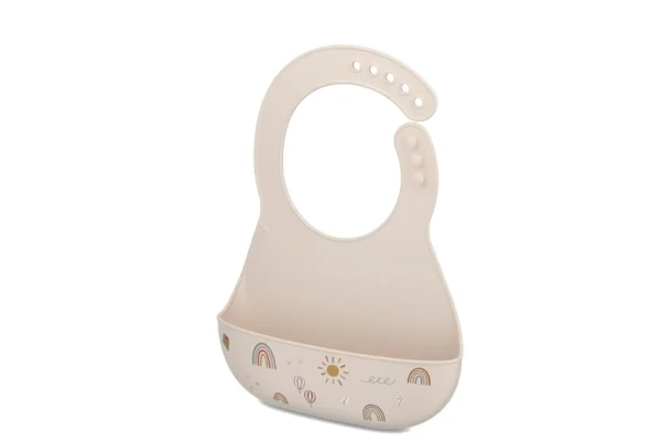 Babero bebé Arcoíris Detalle Babero bebé Arcoíris Detalle