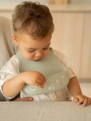 Babero bebé Pequeña Granja niño