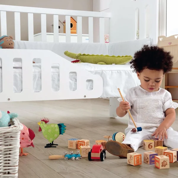 Barrera para cuna Micussori Blanca niño 3 Barrera para cuna Micussori Blanca niño 3