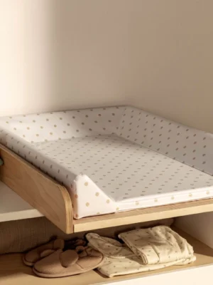 Cambiador madea-lunares beige