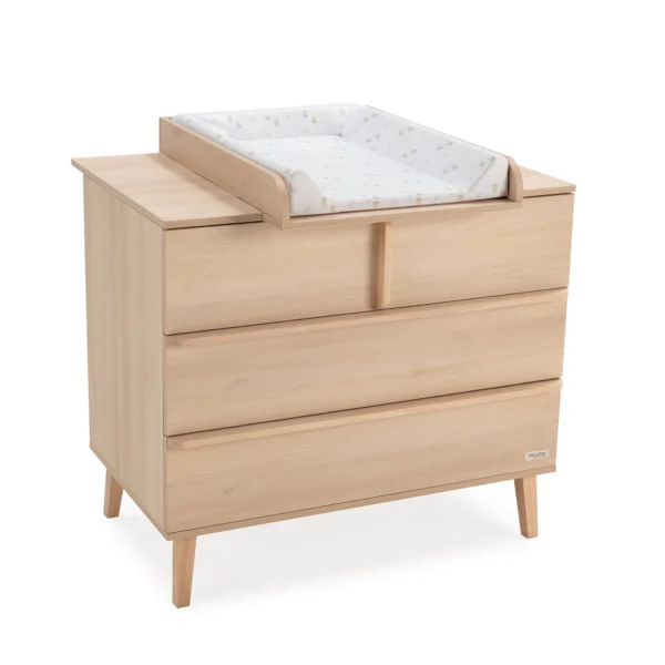 Cómoda Martha Acacia Detalle con Cambiador Cómoda Martha Acacia Detalle con Cambiador