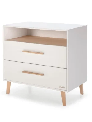 Cómoda bebé Trevi 2 cajones detalle
