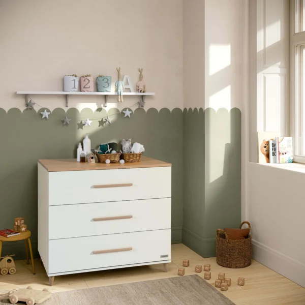Cómoda para bebé Micuna 3 cajones Cómoda para bebé Micuna 3 cajones