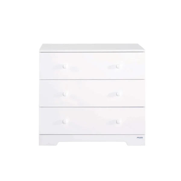 Cómoda tiradores de bola blanca detalle Cómoda tiradores de bola blanca detalle