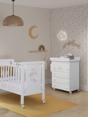 Cuna Happy Blanco 120x60 Cuna Happy Blanco 120x60