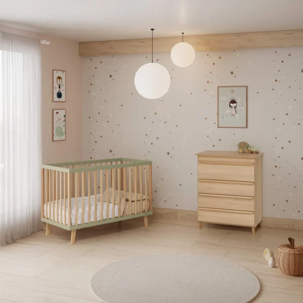 Cuna Mencía Mint-Madera 120x60 Cuna Mencía Mint-Madera 120x60