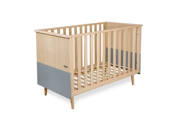 Cuna Nature Gris Detalle Cuna Nature Gris 120x60 cm