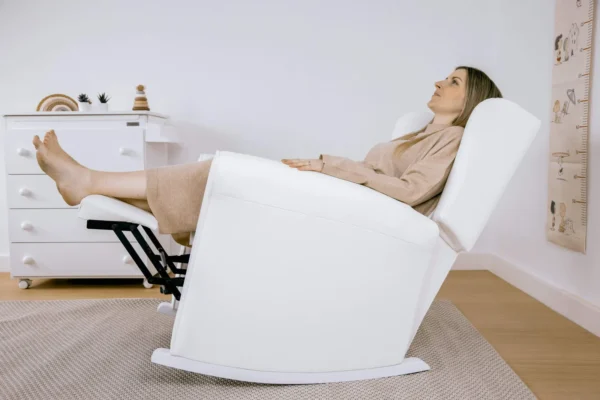 House Mecedora lactancia Balancín Blanco Nanny Slow System 5 Mecedora Lactancia Balancín Blanco Nanny Slow System