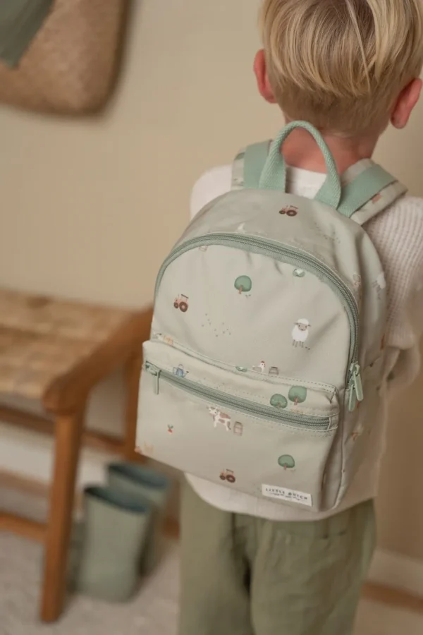 Mochila Guardería Pequeña Granja niño detalle Mochila Guardería Pequeña Granja niño detalle