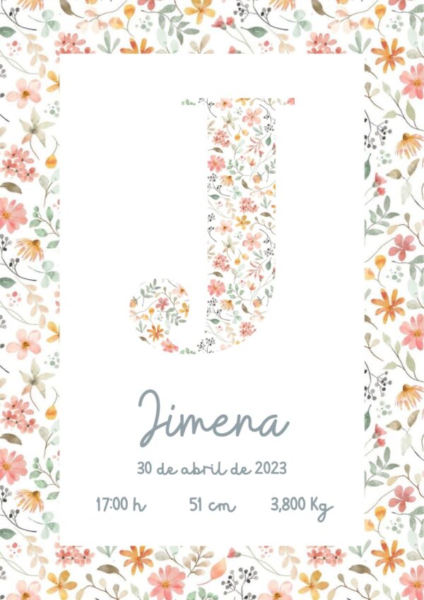 Natalicio para bebé Bloom Natalicio para bebé Bloom