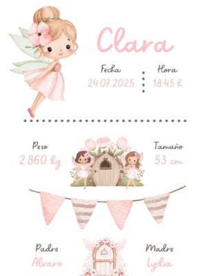 Natalicio personalizado cuento de hadas