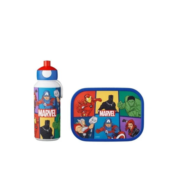 Pack fiambrera y botella infantil Avengers Pack fiambrera y botella infantil Avengers