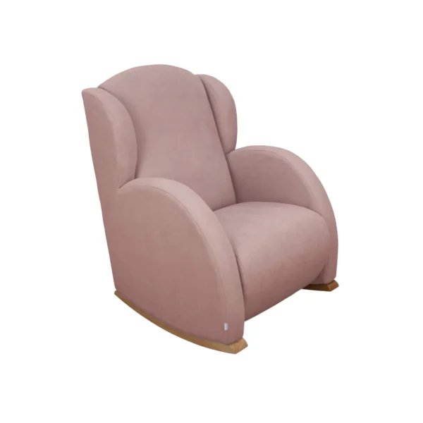 Rosa Tierra Mecedora lactancia Balancín Madera Flor Slow System Mecedora Lactancia Balancín Madera Flor