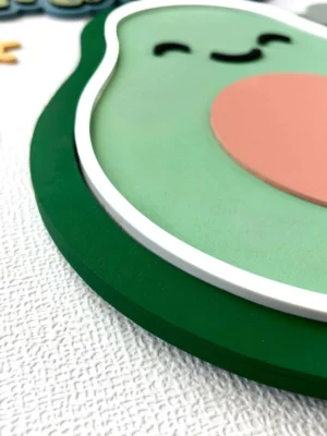 Lámpara infantil Aguacate Detalle