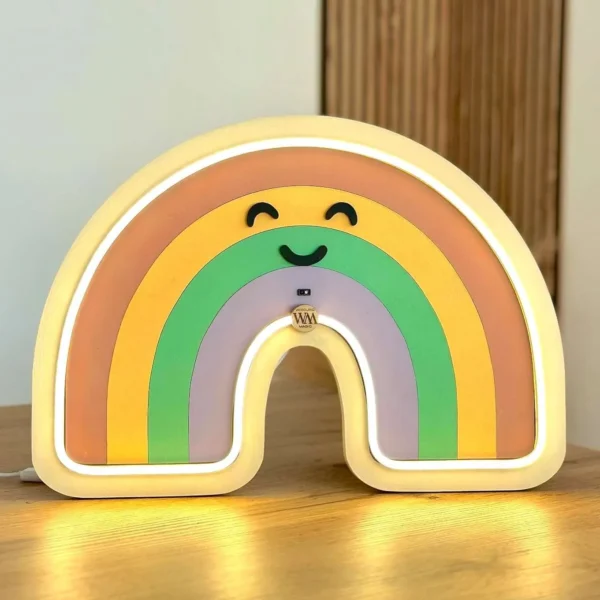 Lámpara infantil Arcoíris mesita Lámpara infantil Arcoíris mesita