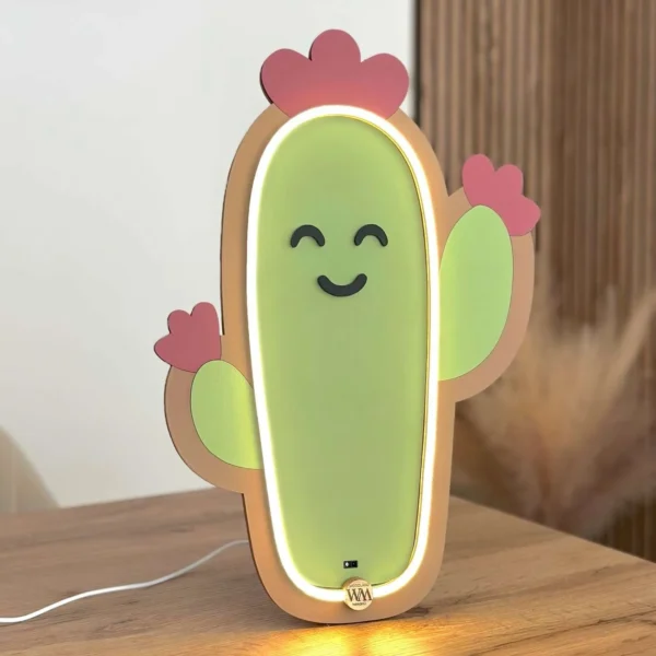 Lámpara infantil Cactus mesita Lámpara infantil Cactus mesita
