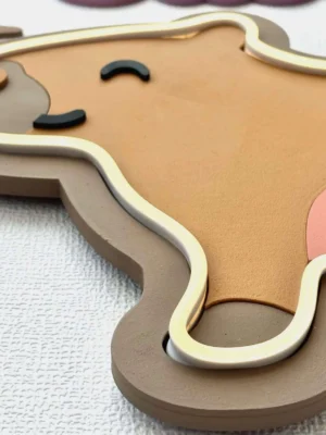 Lámpara infantil Capibara detalle 2