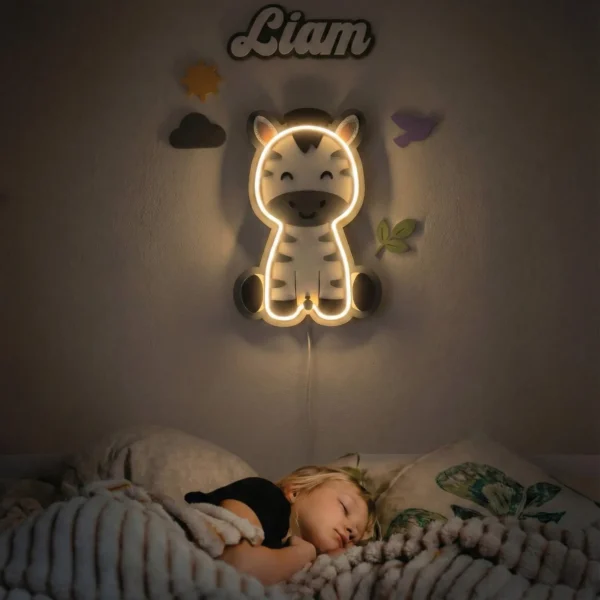 Lámpara infantil Cebra habitación infantil oscuridad Lámpara infantil Cebra habitación infantil oscuridad