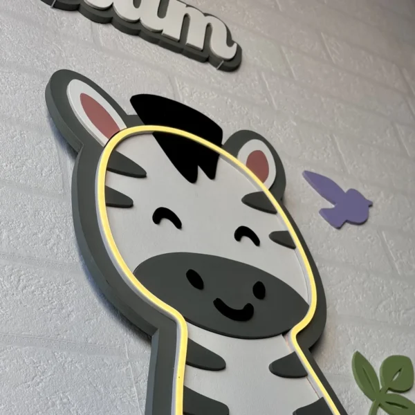 Lámpara infantil Cebra pared Lámpara infantil Cebra pared