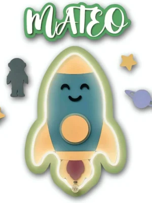 Lámpara infantil Cohete Lámpara infantil Cohete