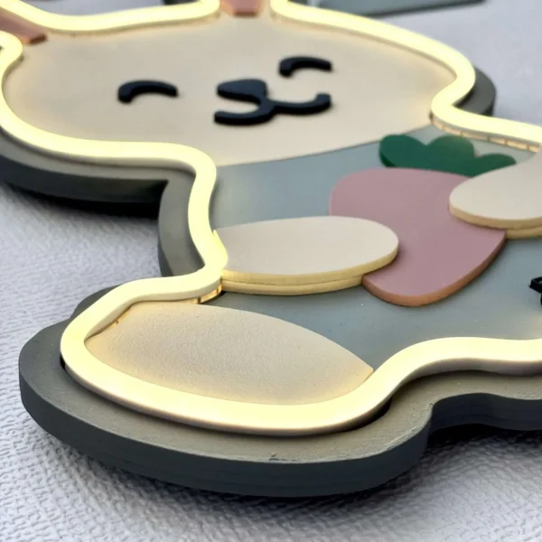 Lámpara infantil Conejo detalle Lámpara infantil Conejo detalle