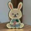 Lámpara infantil Conejo mesita Lámpara infantil Conejo mesita