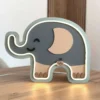 Lámpara infantil Elefante mesita Lámpara infantil Elefante mesita