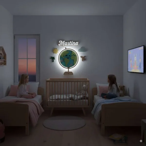 Lámpara infantil Globo Habitación infantil Lámpara infantil Globo Habitación infantil