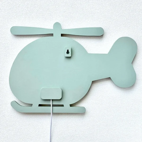 Lámpara infantil Helicóptero parte trasera Lámpara infantil Helicóptero parte trasera