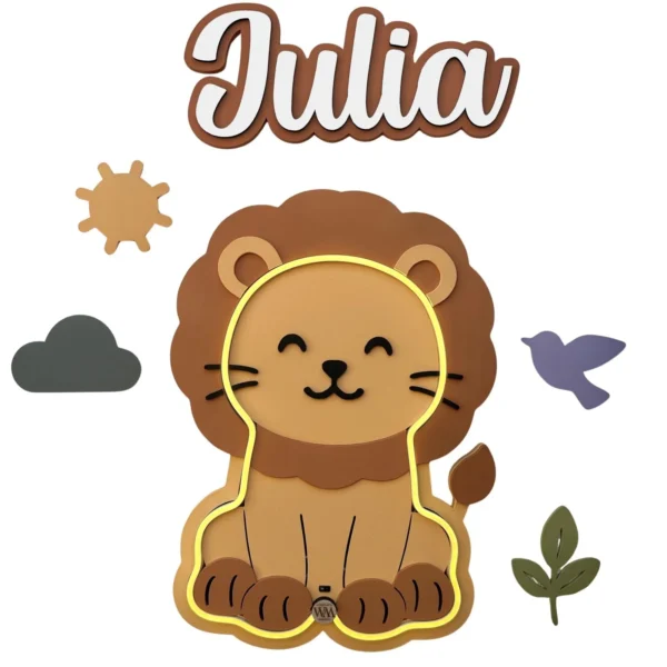 Lámpara infantil León Lámpara infantil León