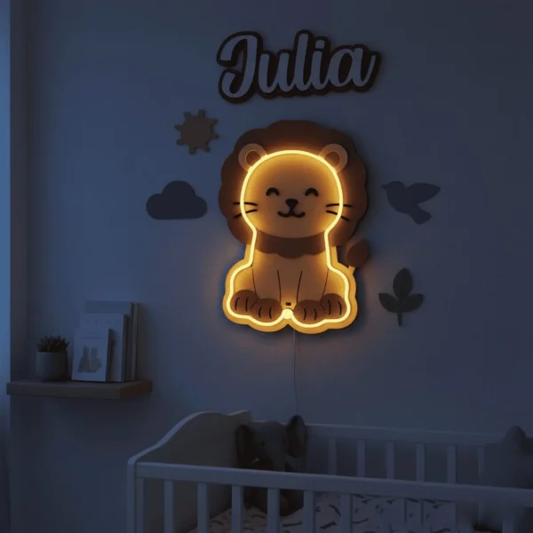 Lámpara infantil León habitación infantil Lámpara infantil León habitación infantil