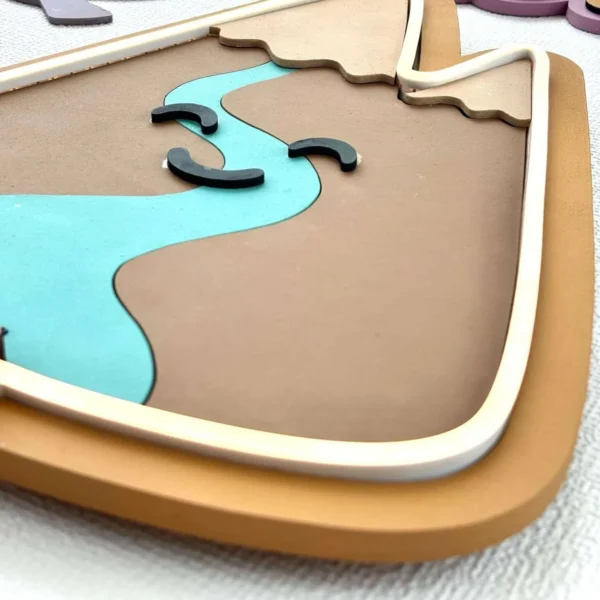 Lámpara infantil Montaña detalle Lámpara infantil Montaña detalle