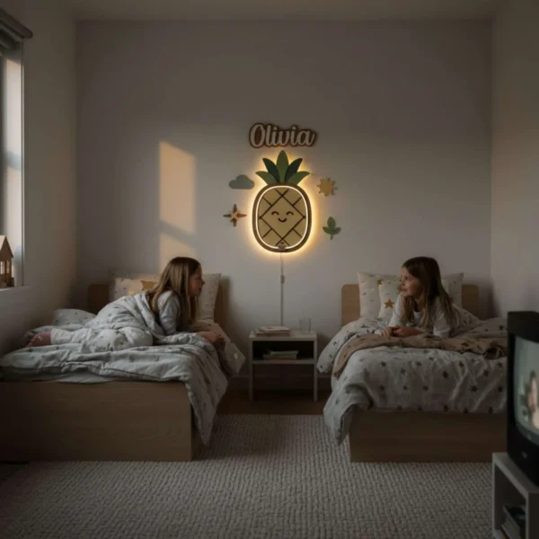 Lámpara infantil Piña habitación infantil Lámpara infantil Piña habitación infantil