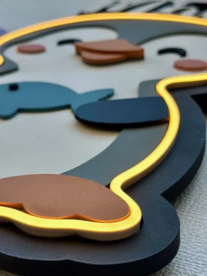 Lámpara infantil Pingüino detalle 2