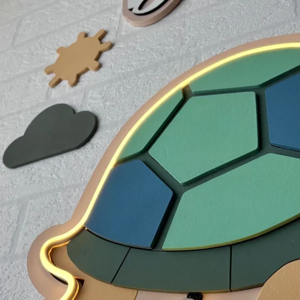 Lámpara infantil Tortuga detalle 3 Lámpara infantil Tortuga detalle 3